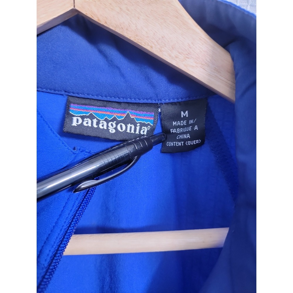 VTG Patagonia Blue Windbreaker Jacket Women's size MEDIUM - Picture 8 of 9